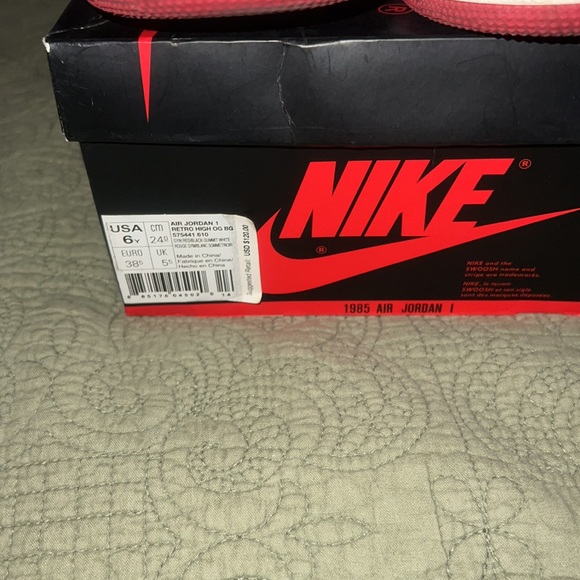 Jordan 1 High Og bred toe size 6y Gradeschool - Picture 7 of 7
